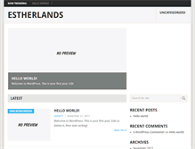 Tablet Screenshot of estherlands.com